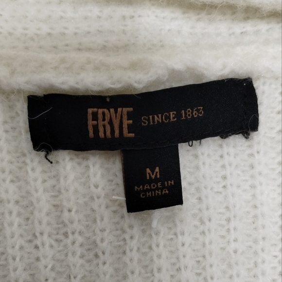 Frye Salt Breeze Cream Tie Waist Cardigan Women's Size Medium - Picture 4 of 7